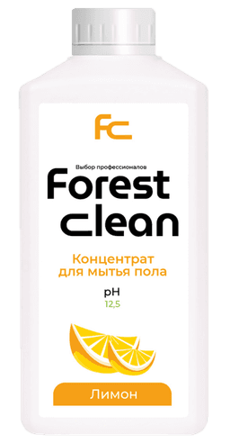 Концентрат для мытья пола 1 л "FOREST Clean" Сочный лимон