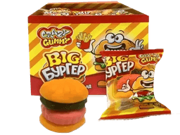 Мармелад "CRAZY GUMMY BIG "Бургер" 18г Кк (36 шт.упак)