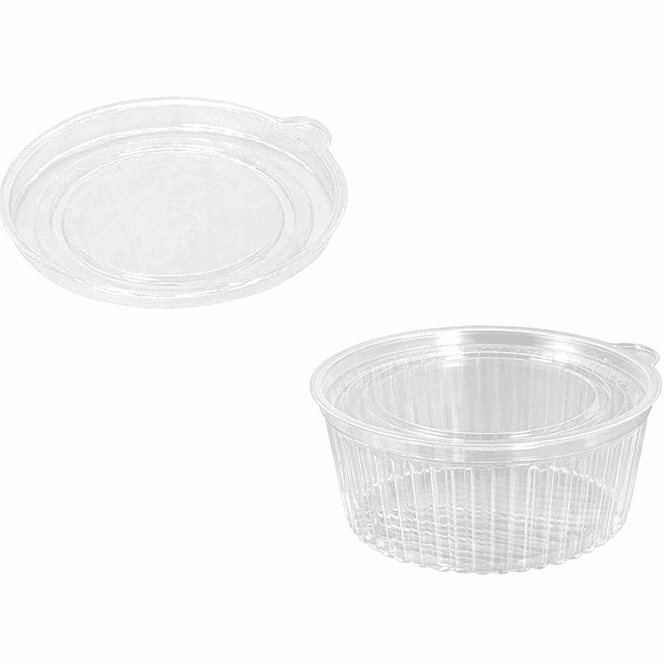 Контейнер пластиковый ИПК-500 ОПС D-132 мм круглый + крышка КОМПЛЕКТ ПРОТ