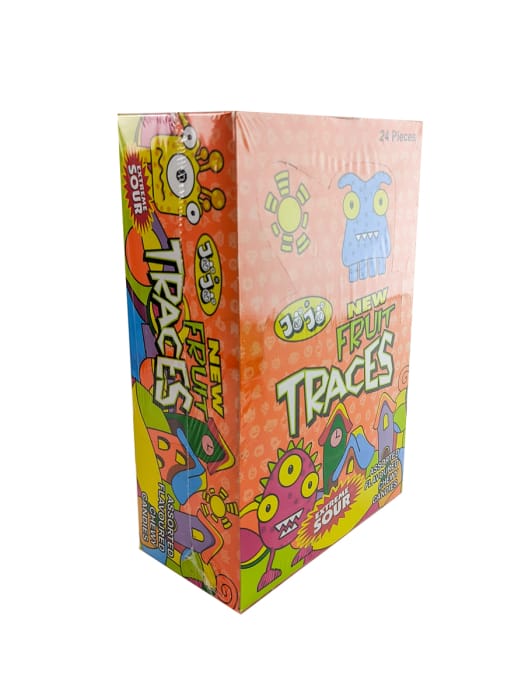 Жевательная конфета "Fruit Traces" Кислая 20г (24 шт.упак)