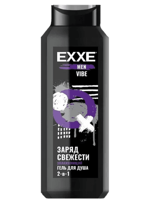 Гель для душа 400 мл "EXXE" MEN 2в1 Увлажняющий VIBE