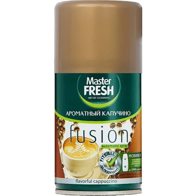 Освежитель воздуха 250 мл "Master FRESH GOLD" сменный баллон, Ароматный Капучино Освежитель воздуха 250 мл "Master FRESH GOLD" сменный баллон, Ароматный Капучино