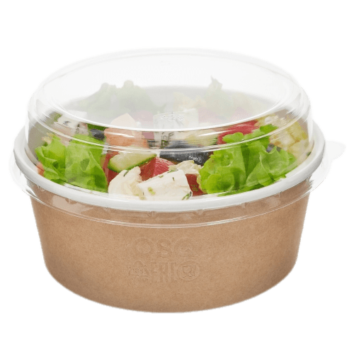 Контейнер/салатник/супница бумажный круглый 750 мл КРАФТ OSQ Round Bowl D-150 мм + крышка КОМПЛЕКТ Контейнер/салатник/супница бумажный круглый 750 мл КРАФТ OSQ Round Bowl D-150 мм + крышка КОМПЛЕКТ