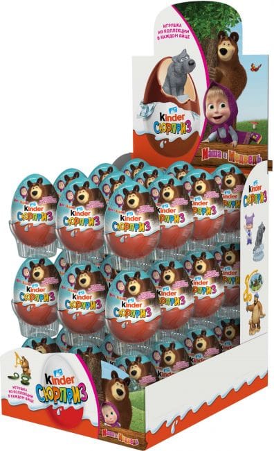 Kinder Сюрприз/яйцо "Маша и медведь" Kinder Сюрприз/яйцо "Маша и медведь"