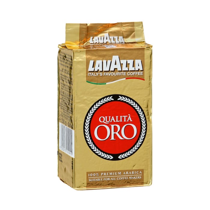 Кофе молотый 250 гр "Lavazza" Oro желтая уп, вакуумная уп, арабика Кофе молотый 250 гр "Lavazza" Oro желтая уп, вакуумная уп, арабика
