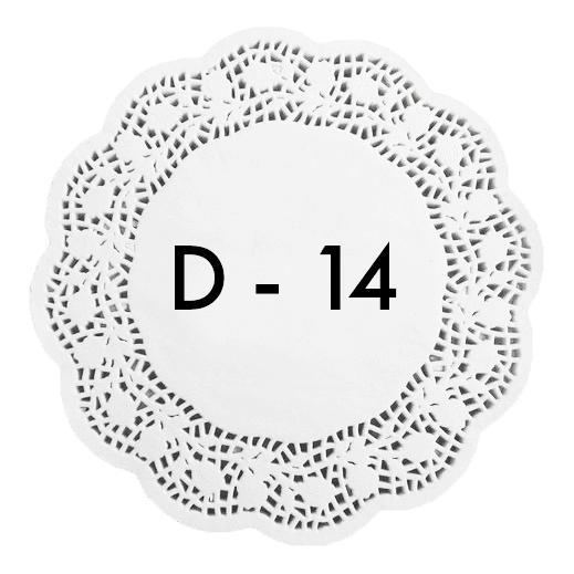 Ажурные салфетки D-14 см (250 шт.упак) Ажурные салфетки D-14 см (250 шт.упак)